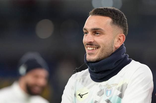 Arijon Ibrahimovic of SS Lazio during the warm up of the Serie A football match between SS Lazio and SSC Napoli at Olimpico stadium in Rome (Italy), February 15, 2025. AntoniettaxBaldassarre