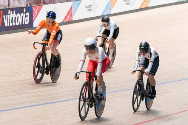 2025-02-16 2025 UEC Track Elite European Championship, EM, Europameisterschaft Day Five HEUSDEN-ZOLDER, BELGIUM - FEBRUARY 16: Hetty van de Wouw of the Netherlands during Day Five of the 2025 UEC Track Elite European Championship at Circuit Zolder on February 16, 2025 in Heusden-Zolder, Belgium. (Photo by Joris Verwijst BSR Agency) Heusden-Zolder Belgium Content not available for redistribution in The Netherlands directly or indirectly through any third parties. Copyright: xBSRxAgencyx