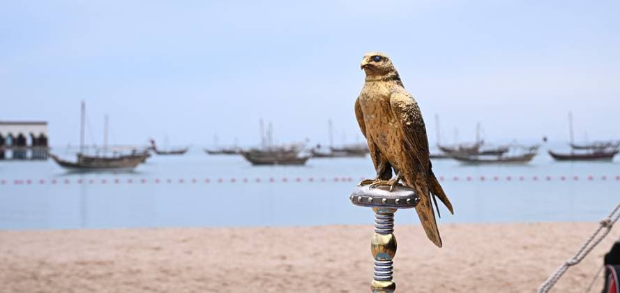 Qatar ExxonMobil Open 2025 Photostunt at Katara Beach , Doha Qatar