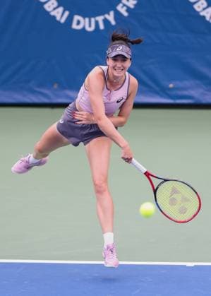 Eva Lys GER , Dubai Duty Free Tennis Championships, Dubai, U A E Copyright: xJuergenxHasenkopfx