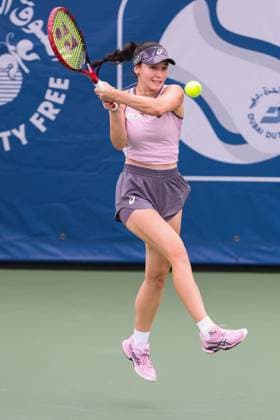 Eva Lys GER , Dubai Duty Free Tennis Championships, Dubai, U A E Copyright: xJuergenxHasenkopfx