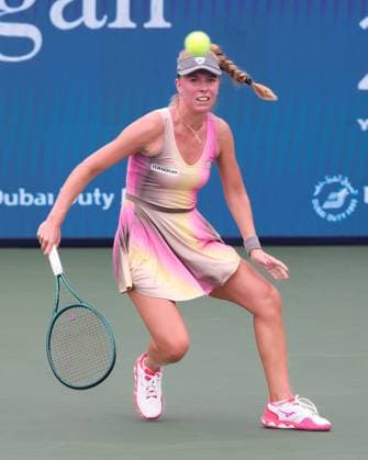 Magdalena Frech POL , Dubai Duty Free Tennis Championships, Dubai, U A E Copyright: xJuergenxHasenkopfx