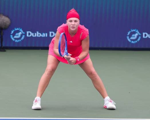 Diana Shnaider, Dubai Duty Free Tennis Championships, Dubai, U A E Copyright: xJuergenxHasenkopfx