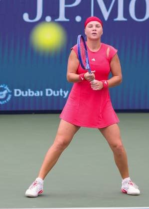 Diana Shnaider, Dubai Duty Free Tennis Championships, Dubai, U A E Copyright: xJuergenxHasenkopfx