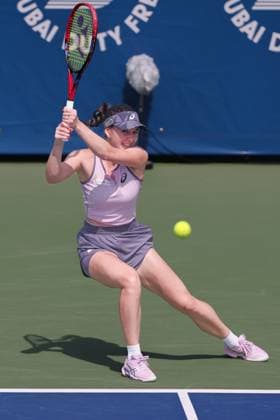 Eva Lys GER , Dubai Duty Free Tennis Championships, Dubai, U A E Copyright: xJuergenxHasenkopfx