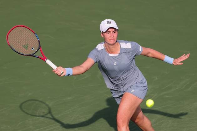 Anhelina Kalinina UKR , Dubai Duty Free Tennis Championships, Dubai, U A E Copyright: xJuergenxHasenkopfx
