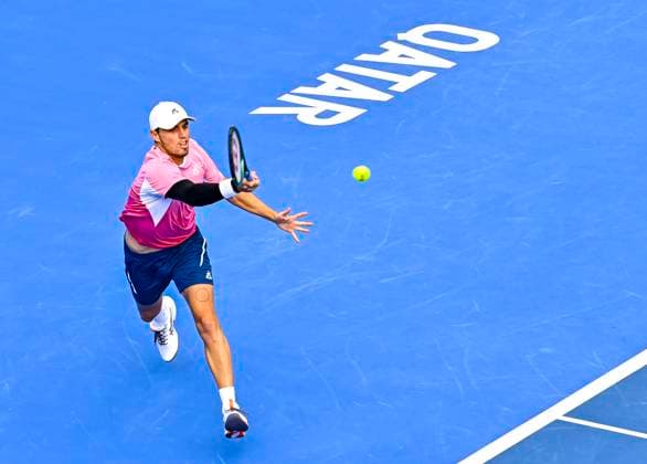 Tennis, ATP tournament in Doha