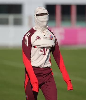 16 02 2025, CL final training, Saebenerstrasse Muenchen,, Football, Sport, in the picture Joshua Kimmich FC Bayern Muenchen
