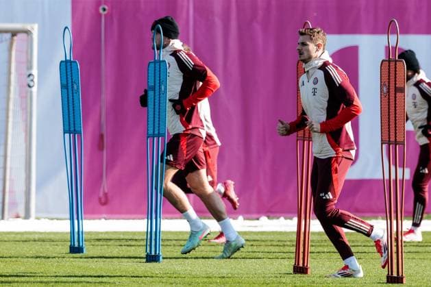 UEFA Champions League final training FC Bayern Munich 17 02 2025 Josip Stanisic FC Bayern Munich, 44 in training UEFA Champions League final training FC Bayern Munich before the match against Celtic FC, Munich, training ground at Säbenerstr. on 17 02 2025 Copyright: xBEAUTIFULxSPORTS Wunderlx