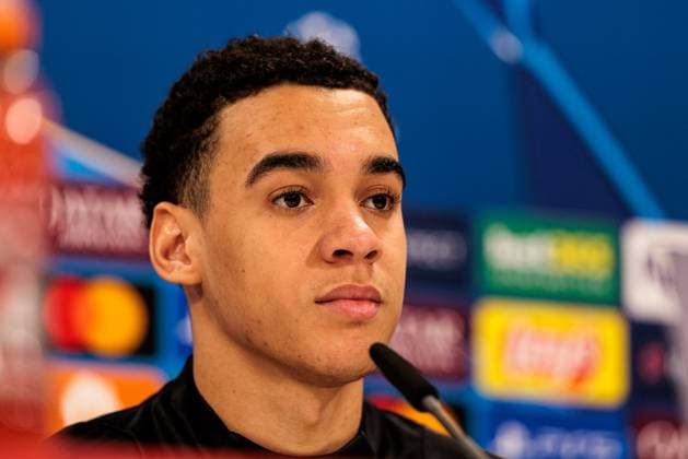 UEFA Champions League press conference FC Bayern Munich 17 02 2025 Jamal Musiala FC Bayern Munich, 42 UEFA Champions League press conference FC Bayern Munich before the match against Celtic FC, Munich, training ground at Säbenerstr on 17 02 2025 Copyright: xBEAUTIFULxSPORTS Wunderlx