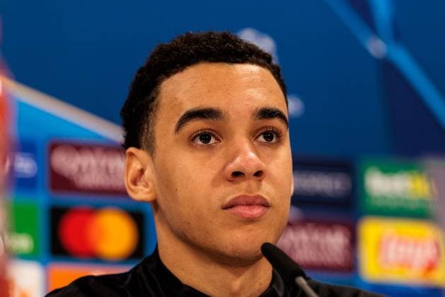UEFA Champions League press conference FC Bayern Munich 17 02 2025 Jamal Musiala FC Bayern Munich, 42 UEFA Champions League press conference FC Bayern Munich before the match against Celtic FC, Munich, training ground at Säbenerstr on 17 02 2025 Copyright: xBEAUTIFULxSPORTS Wunderlx