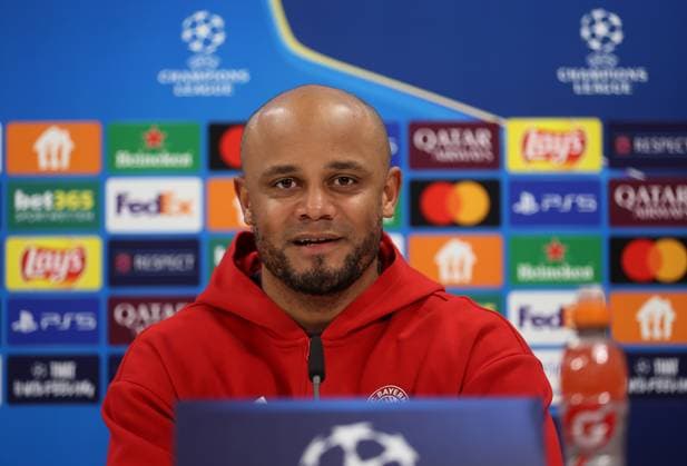 Football, Men, Champions League, Season 2024 2025, FC Bayern Munich, International Press Conference Vincent Kompany, Coach FC Bayern Munich at the press conference, Head, Portrait