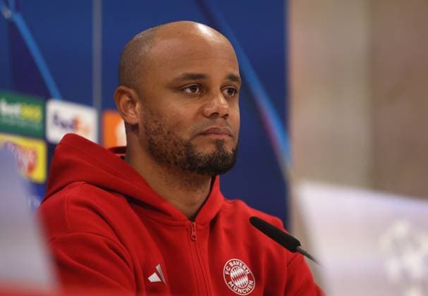 Football, Men, Champions League, Season 2024 2025, FC Bayern Munich, International Press Conference Vincent Kompany, Coach FC Bayern Munich at the press conference, Head, Portrait
