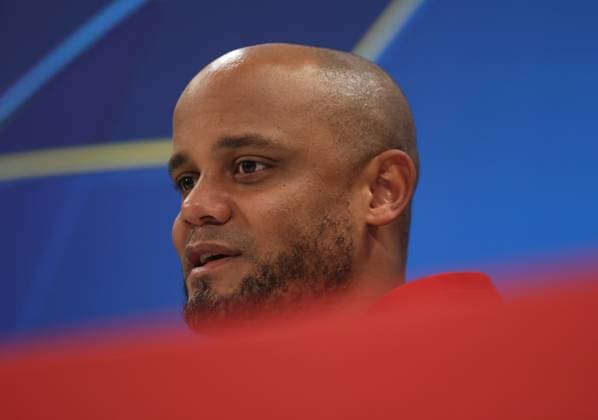 Football, Men, Champions League, Season 2024 2025, FC Bayern Munich, International Press Conference Vincent Kompany, Coach FC Bayern Munich at the press conference, Head, Portrait