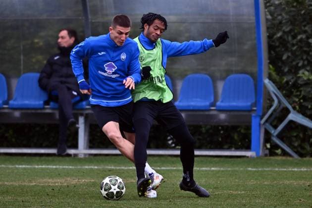Football, CL, Atalanta Bergamo Training