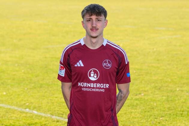 17 02 2025 1 FC Nuremberg FCN Club 2 Football Bundesliga BL Season 2024 2025 Photo appointment Portrait appointment Presentation Press appointment Single photo Single photo Portrait Portrait Headshot Tim Drexler 5, 1 FC Nuremberg FCN