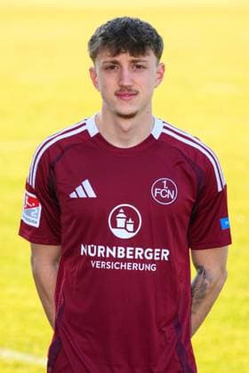 17 02 2025 1 FC Nuremberg FCN Club 2 Football Bundesliga BL Season 2024 2025 Photo appointment Portrait appointment Presentation Press appointment Single photo Single photo Portrait Portrait Headshot Tim Drexler 5, 1 FC Nuremberg FCN