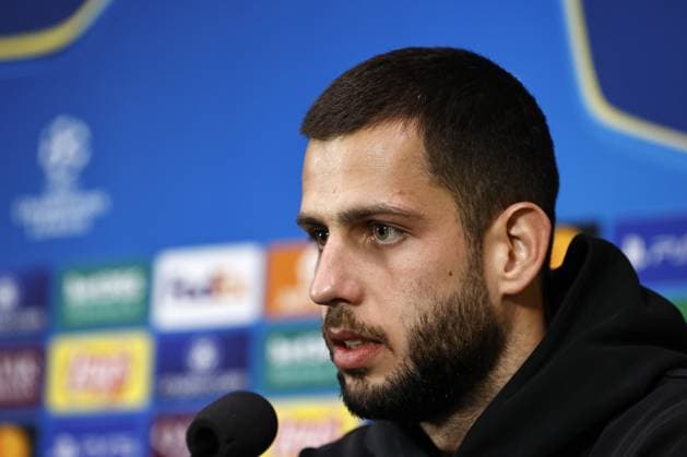Milan - David Hancko of Feyenoord during the MD-1 press conference, PK, Pressekonferenz prior to the UEFA Champions League game against AC Milan at San Siro on Feb. 17, 2025 in Milan, Italy. ANP MAURICE VAN STEEN xVIxANPxSportx xxANPxIVx 520250903 originalFilename: 520250903.jpg