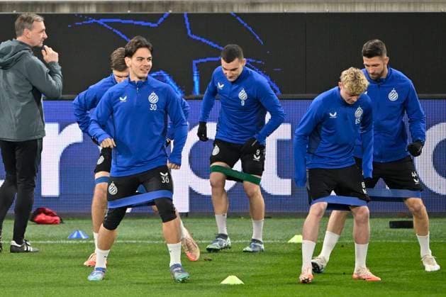 Atalanta v Club Brugge - UEFA Champions League Media Activities 17 02 2025 BERGAMO, ITALY - FEBRUARY 17 : Jashari Ardon midfielder of Club Brugge pictured during a training session ahead of the UEFA Champions League 2024 25 knockout phase play-off match second leg between Atalanta and Club Brugge on February 17, 2025 in Bergamo, Italy, 17 02 2025 Bergamo Italy  Copyright: xJanxDexMeuleneirx