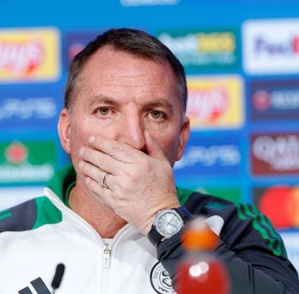 Celtic and Bayern Munich 17.02.2025 Celtic and Bayern Munich pressers, Munich, Brendan Rodgers  Copyright: xKennyxRamsayx NINTCHDBPICT000972910875