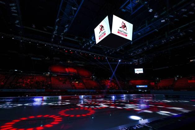 A general view inside the arena during Day Three ISU Short Track World Tour 6 Milan at Unipol Forum  Copyright: xFabrizioxCarabelli IPAxSportx xipa-agency.netx xx IPA_54247142 IPA_Agency_IPA54247142