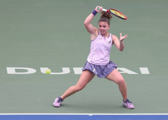 Jasmine Paolini, Dubai Duty Free Tennis Championships, Dubai, U A E Copyright: xJuergenxHasenkopfx