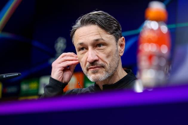 18 02 2025, Press conference for the UEFA Champions League match between Borussia Dortmund and Sporting Lisbon, Coach Niko Kovac Borussia Dortmund , Dortmund Signal Iduna Park NRW Germany xRHR PHOTO ENx Copyright: DennisxEwert RHR-FOTOx RHR-FOTO DE