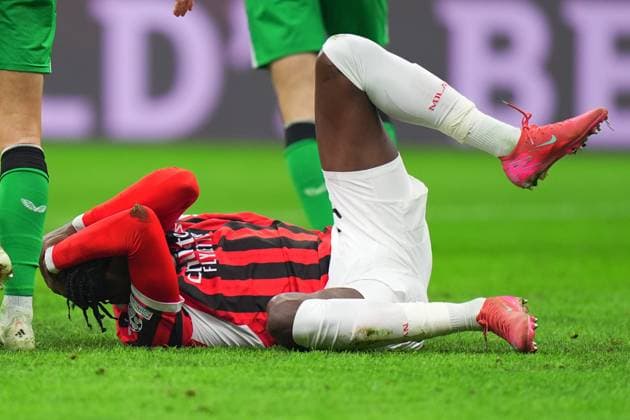 AC Milan s Tammy Abraham during the Uefa Champions League soccer match between Ac Milan and Feyenoord at the San Siro Stadium in Milan, north Italy - Tuesday , February 18 , 2025. - Soccer .  Copyright: xSpada LaPressex