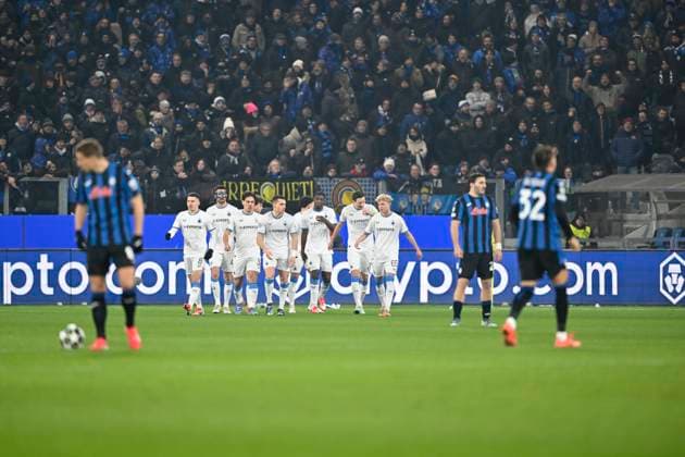 Atalanta v Club Brugge - UEFA Champions League BERGAMO, ITALY - FEBRUARY 18 : during the UEFA Champions League 2024 25 knockout phase play-off match second leg between Atalanta and Club Brugge on February 18, 2025 in Bergamo, Italy, 18 02 2025 Bergamo Italy  Copyright: xJanxDexMeuleneirx