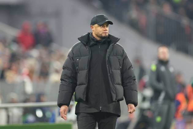 Head Coach Vincent Kompany FC Bayern Muenchen , FC Bayern Muenchen vs Celtic Glasgow, Football, Champions League, Play offs, Second leg, 18 02 2025 Muenchen Bayern Germany Copyright: xkolbert-press ChristianxKolbertx