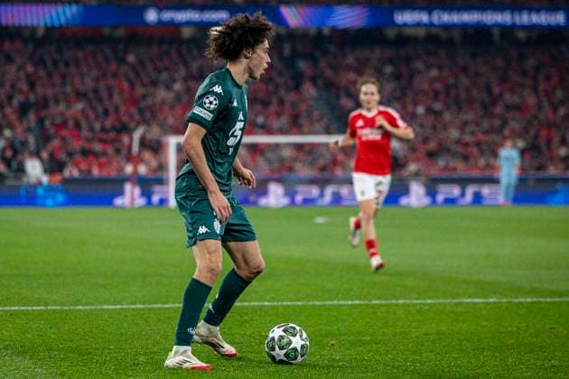 Estadio da Luz LISBON, PORTUGAL - FEBRUARY 18: Maghnes Akliouche of Monaco during the UEFA Champions League 2024 25 League Knockout Play-off second leg match between SL Benfica and AS Monaco at Estadio da Luz on February 18, 2025 in Lisbon, Portugal. (Photo by Joao Bravo Sports Press Photo ) (Sports Press Photo SPP) Copyright: xSportsxPressxPhotox xSPPx spp-en-SpPrPh-spp_VGA_180225-3331