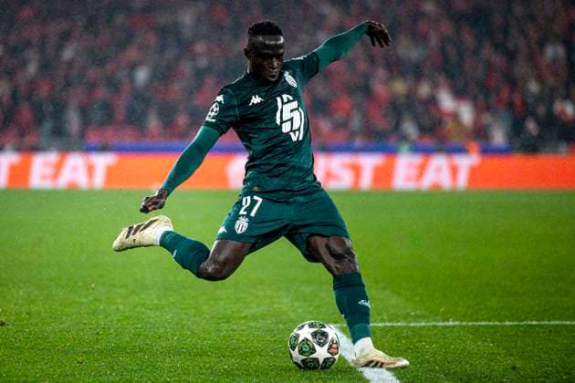 Estadio da Luz LISBON, PORTUGAL - FEBRUARY 18: KrÃ pin Diatta of Monaco during the UEFA Champions League 2024 25 League Knockout Play-off second leg match between SL Benfica and AS Monaco at Estadio da Luz on February 18, 2025 in Lisbon, Portugal. (Photo by Joao Bravo Sports Press Photo ) (Sports Press Photo SPP) Copyright: xSportsxPressxPhotox xSPPx spp-en-SpPrPh-spp_VGA_180225-3363