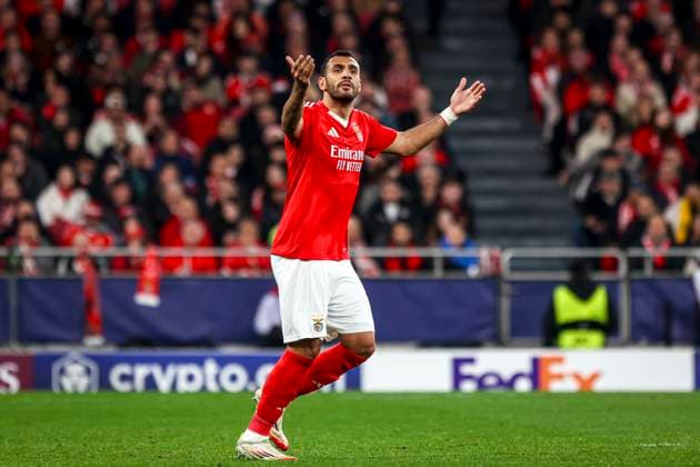 Estadio da Luz LISBON, PORTUGAL - FEBRUARY 18: Vangelis Pavlidis of Benfica during the UEFA Champions League 2024 25 League Knockout Play-off second leg match between SL Benfica and AS Monaco at Estadio da Luz on February 18, 2025 in Lisbon, Portugal. (Photo by Valter Gouveia Sports Press Photo Getty Images) UEFA Champions League - SL Benfica vs AS Monaco (Sports Press Photo SPP) Copyright: xSportsxPressxPhotox xSPPx spp-en-SpPrPh-spp_VGA_180225-2822