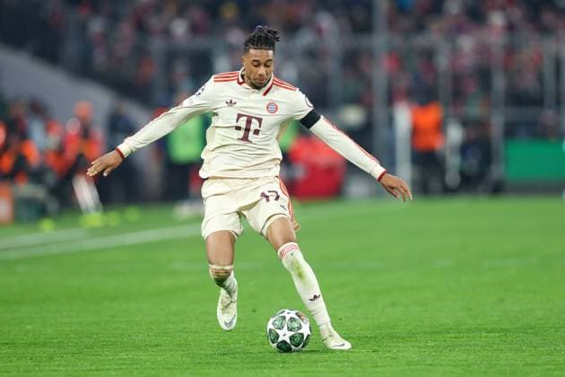 Soccer Champions League Play off FC Bayern Munich Celtic Glasgow on 18 02 2025 at the Allianz Arena in Munich Michael Olise Munich xMSx