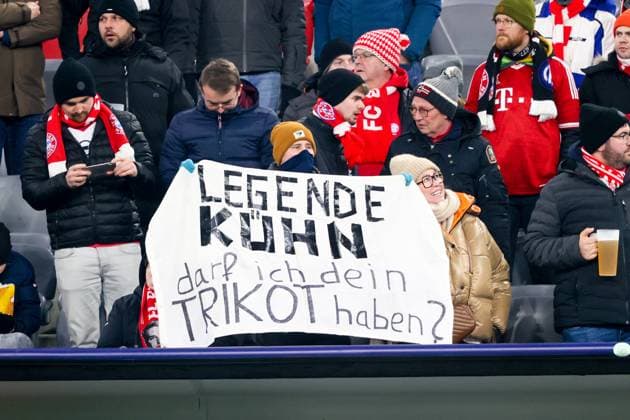 Fans of Celtic 1 Nicolas KUEHN KÜHN Football Bayern Celtic Football Champions League, FC Bayern Munich Celtic Glasgow FC 1 1, Play Off second leg, season 2024 2025, on 18 02 2025 in Munich, A L L I A N Z A R E N A, Germany Source Copyright Credit Oryk HAIST xFUSSBALL-BAYERN-CELTICx