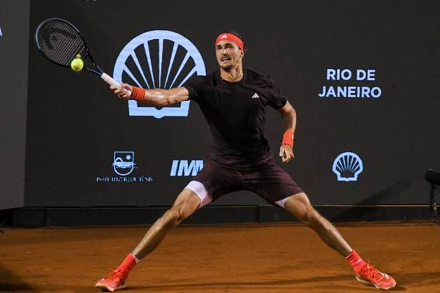 Rio open, etapa do ATP, Tennis Herren world tour 500 Rio de janeiro (rj), 02 18 2025 - rio open atp 500 rj - alexander zverev during the rio open, a stage of the atp world tour 500, which takes place at the brazilian jockey club in gavea, south zone of rio de janeiro, this tuesday, february 18, 2025. (Foto: Clever Felix Thenews2 imago images) SPO  Copyright: xCleverxFelixx