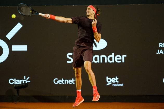 Rio open, etapa do ATP, Tennis Herren world tour 500 Rio de janeiro (rj), 02 18 2025 - rio open atp 500 rj - alexander zverev during the rio open, a stage of the atp world tour 500, which takes place at the brazilian jockey club in gavea, south zone of rio de janeiro, this tuesday, february 18, 2025. (Foto: Clever Felix Thenews2 imago images) SPO  Copyright: xCleverxFelixx
