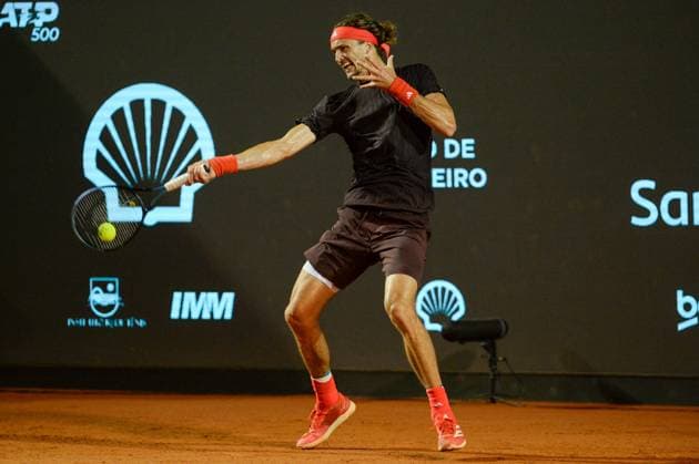 Rio open, etapa do ATP, Tennis Herren world tour 500 Rio de janeiro (rj), 02 18 2025 - rio open atp 500 rj - alexander zverev during the rio open, a stage of the atp world tour 500, which takes place at the brazilian jockey club in gavea, south zone of rio de janeiro, this tuesday, february 18, 2025. (Foto: Clever Felix Thenews2 imago images) SPO  Copyright: xCleverxFelixx