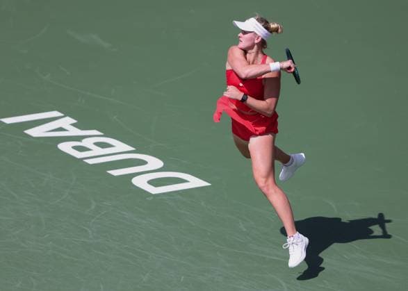 Peyton Stearns (USA), Dubai Duty Free Tennis Championships, Dubai, U.A.E. Copyright: xJuergenxHasenkopfx