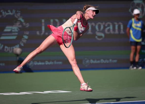 Dayana Yastremska UKR , Dubai Duty Free Tennis Championships, Dubai, U A E Copyright: xJuergenxHasenkopfx