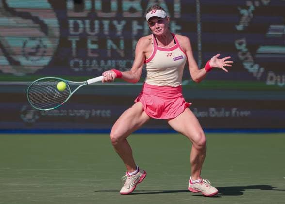 Dayana Yastremska UKR , Dubai Duty Free Tennis Championships, Dubai, U A E Copyright: xJuergenxHasenkopfx