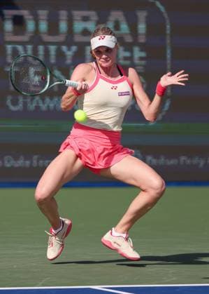 Dayana Yastremska UKR , Dubai Duty Free Tennis Championships, Dubai, U A E Copyright: xJuergenxHasenkopfx