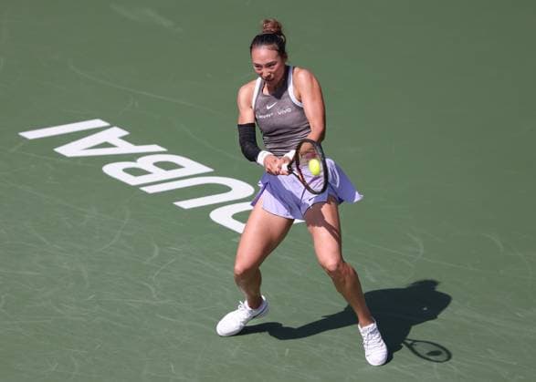 Qinwen Zheng CHN , Dubai Duty Free Tennis Championships, Dubai, U A E Copyright: xJuergenxHasenkopfx