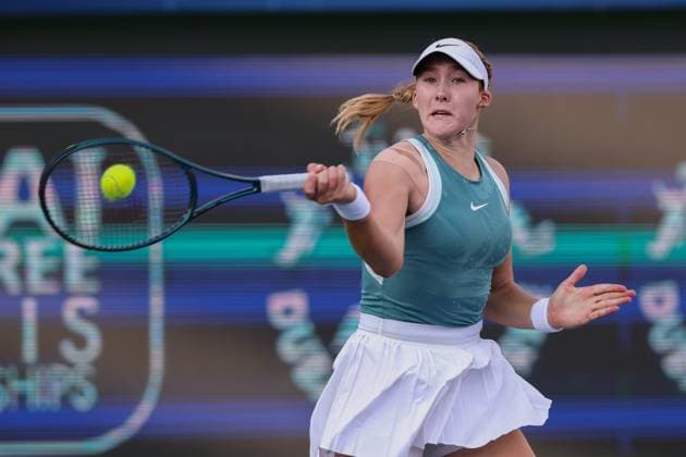 Mirra Andreeva, Dubai Duty Free Tennis Championships, Dubai, U A E Copyright: xJuergenxHasenkopfx