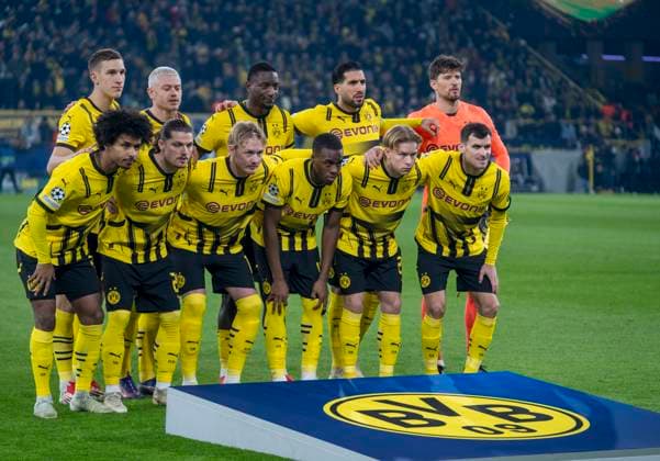 Borussia Dortmund vs Sporting CP Lisbon, Football, UEFA Champions League, Play Offs, Second leg, Season 2024 2025, 19 02 2025 DFL regulations prohibit any use of photographs as image sequences and or quasi video Copyright: HMBxMedia xMarcoxBader