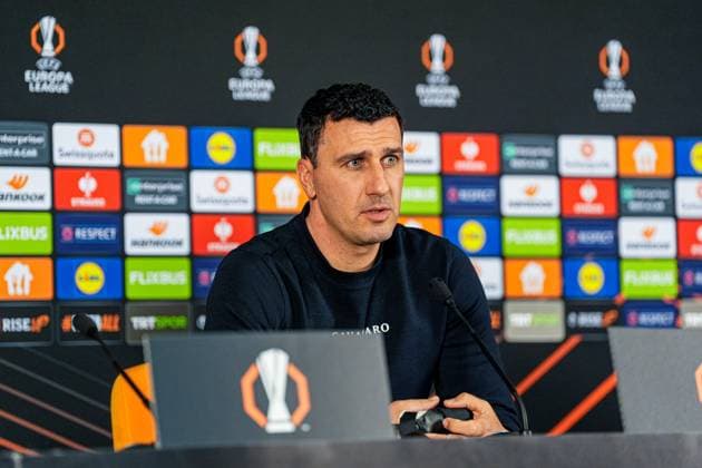 Football, EL, AZ Alkmaar, Press conference