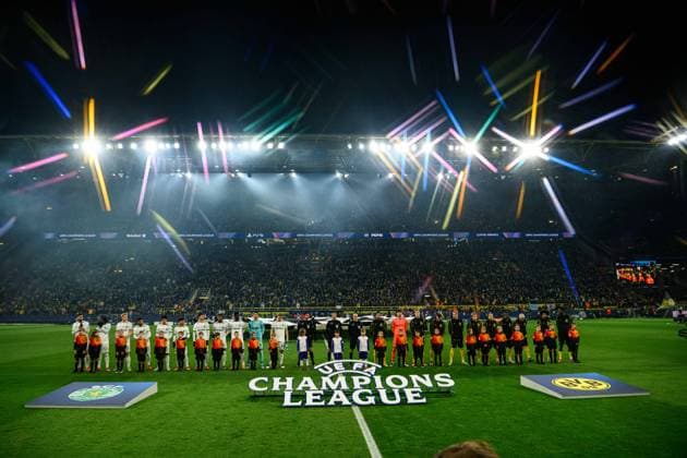 Sport Bilder des Tages DORTMUND, GERMANY - 19 FEBRUARY, 2025: Signal Iduna Park. The match UEFA Champions League Borussia Dortmund vs. Sporting Lisboa  Copyright: xVITALIIxKLIUIEVx