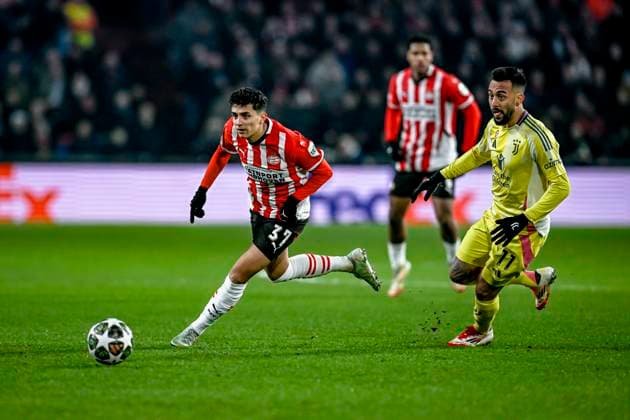 Football, CL, PSV Eindhoven - Juventus Turin