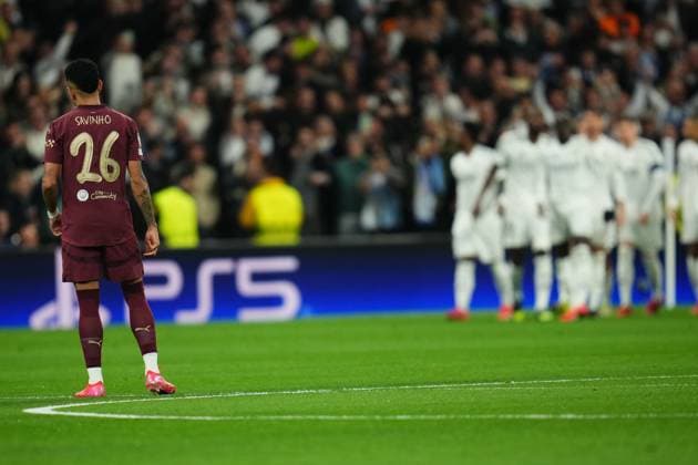 UEFA Champions League match between Real Madrid and Manchester City played at Santiago Bernabeu Stadium on February 19, 2025 in Madrid, Spain. (Photo by Bagu Blanco PRESSINPHOTO) Copyright: xBaguxBlancox xPressinphotox