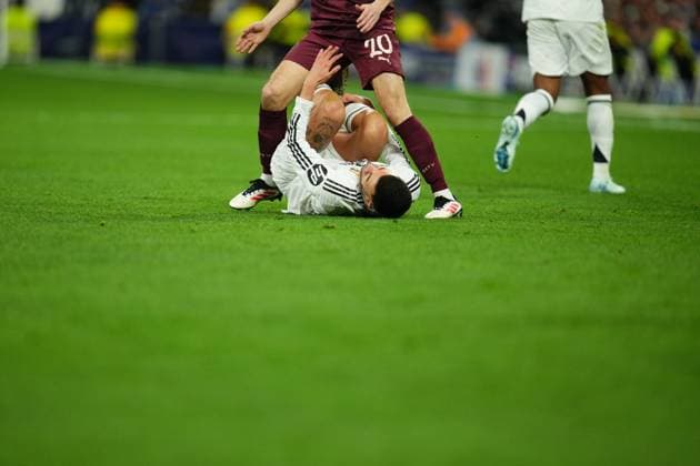 UEFA Champions League match between Real Madrid and Manchester City played at Santiago Bernabeu Stadium on February 19, 2025 in Madrid, Spain. (Photo by Bagu Blanco PRESSINPHOTO) Copyright: xBaguxBlancox xPressinphotox